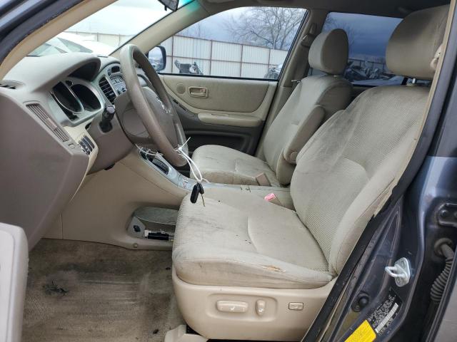 JTEGD21A070167910 - 2007 TOYOTA HIGHLANDER BLUE photo 7