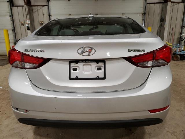 5NPDH4AE7GH659380 - 2016 HYUNDAI ELANTRA SE SILVER photo 6