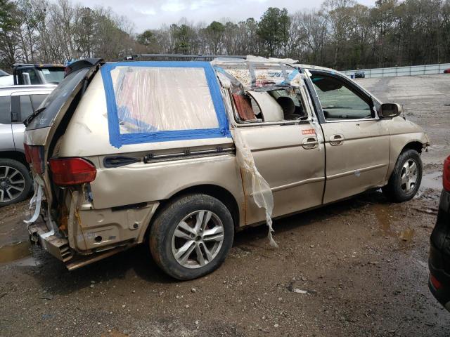 2HKRL18691H545230 - 2001 HONDA ODYSSEY EX GOLD photo 3