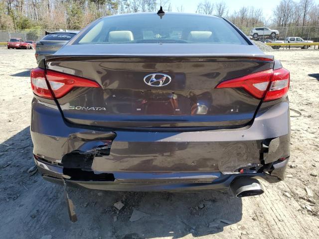 5NPE24AF1HH545195 - 2017 HYUNDAI SONATA SE BROWN photo 6