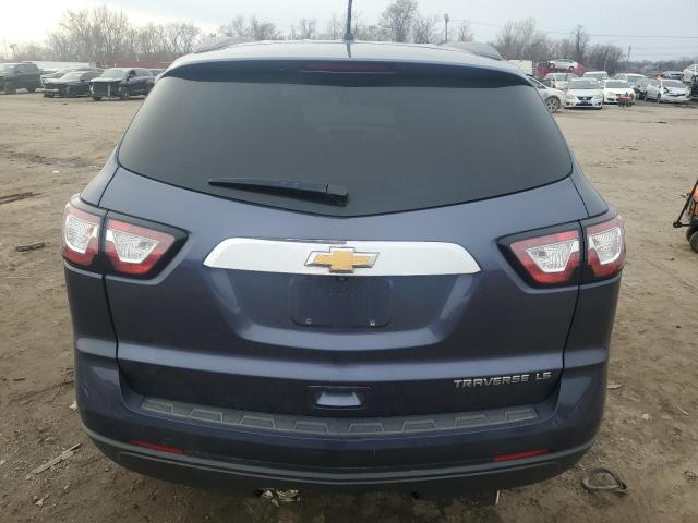 1GNKRFED5EJ217663 - 2014 CHEVROLET TRAVERSE LS BLUE photo 6