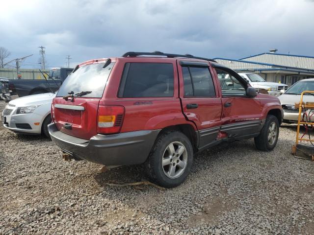 1J4GW48S54C312761 - 2004 JEEP GRAND CHER LAREDO RED photo 3