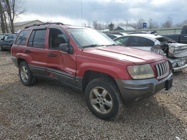 1J4GW48S54C312761 - 2004 JEEP GRAND CHER LAREDO RED photo 4