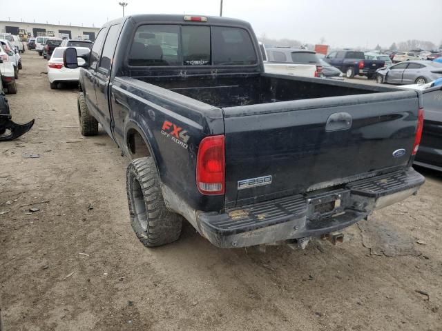 1FTSW21P16EC09015 - 2006 FORD F250 SUPER DUTY BLACK photo 2