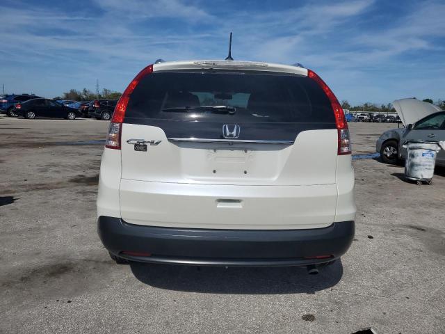 5J6RM3H78EL034928 - 2014 HONDA CR-V EXL WHITE photo 6