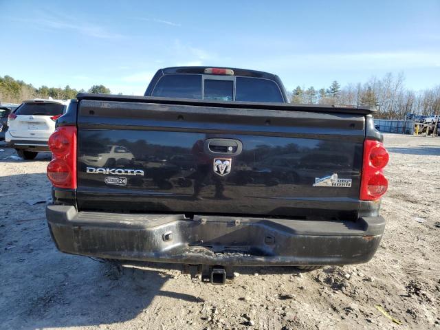 1D7HW38K18S580146 - 2008 DODGE DAKOTA SXT BLACK photo 6