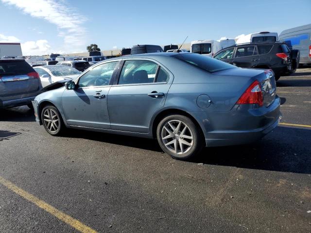 3FAHP0JA9CR398776 - 2012 FORD FUSION SEL BLUE photo 2