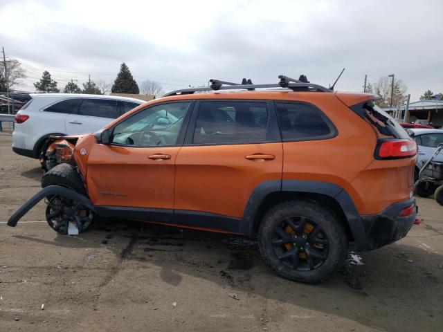 1C4PJMBS6FW615501 - 2015 JEEP CHEROKEE TRAILHAWK 橙色 照片 2