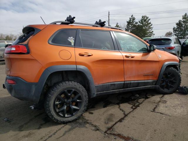 1C4PJMBS6FW615501 - 2015 JEEP CHEROKEE TRAILHAWK ORANGE photo 3