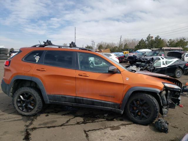 1C4PJMBS6FW615501 - 2015 JEEP CHEROKEE TRAILHAWK 橙色 照片 4