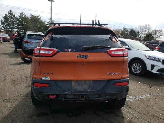 1C4PJMBS6FW615501 - 2015 JEEP CHEROKEE TRAILHAWK 橙色 照片 6