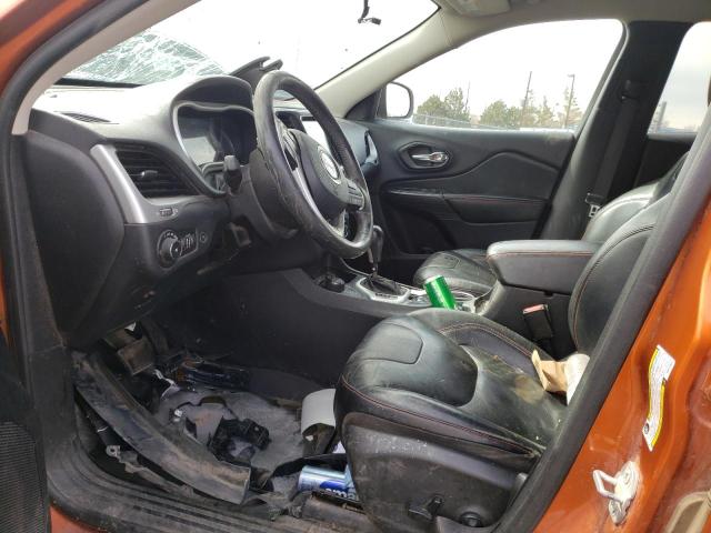 1C4PJMBS6FW615501 - 2015 JEEP CHEROKEE TRAILHAWK 橙色 照片 8