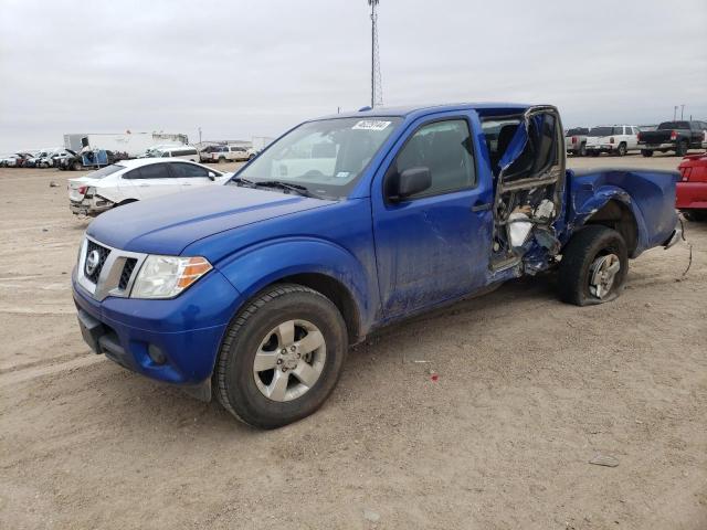 1N6AD0ER9CC464730 - 2012 NISSAN FRONTIER S BLUE photo 1