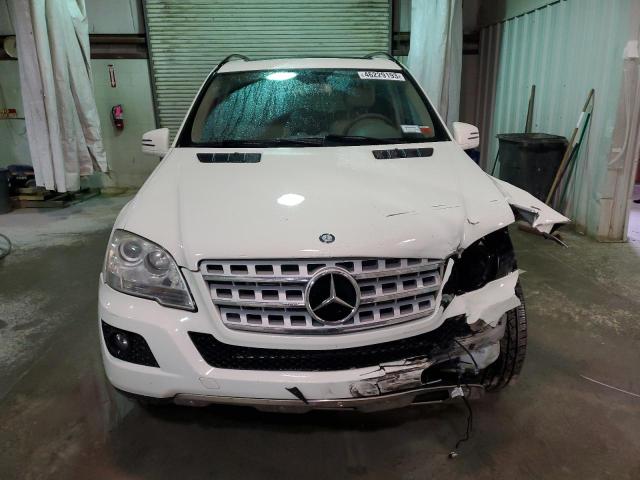 4JGBB8GB0BA730184 - 2011 MERCEDES-BENZ ML 350 4MATIC WHITE photo 5