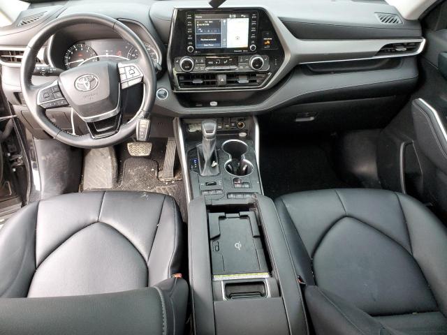 5TDHZRBH5MS086411 - 2021 TOYOTA HIGHLANDER XLE BLACK photo 8