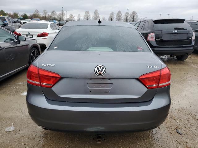 1VWBV7A34FC079253 - 2015 VOLKSWAGEN PASSAT SE GRAY photo 6