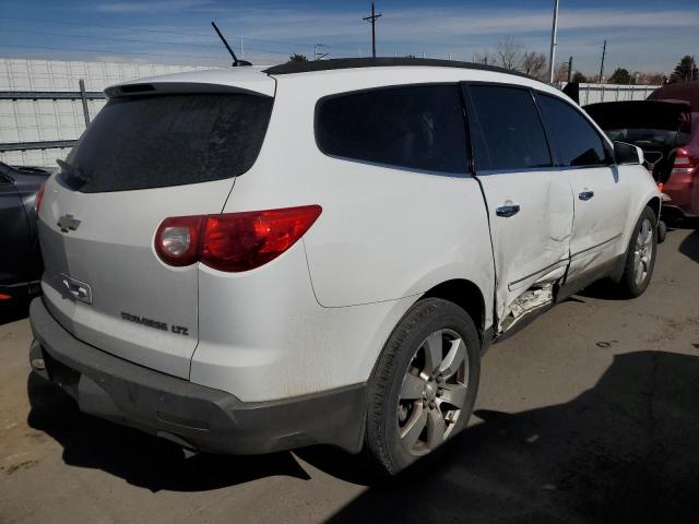 1GNLVHED4AS130384 - 2010 CHEVROLET TRAVERSE LTZ WHITE photo 3