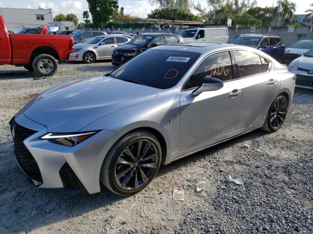 JTHGZ1B21N5058166 - 2022 LEXUS IS 350 F-SPORT SILVER photo 1