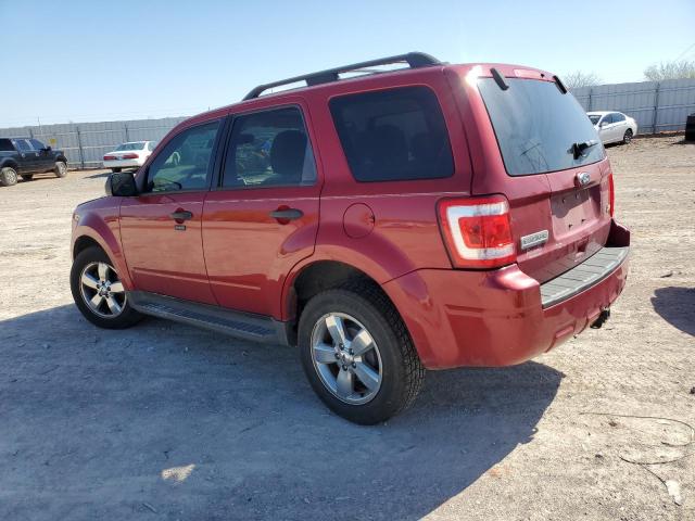 1FMCU0DG3AKD48689 - 2010 FORD ESCAPE XLT RED photo 2