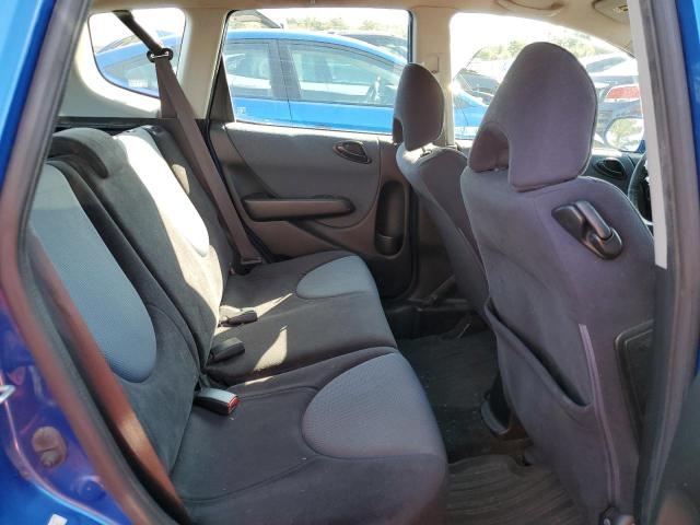 JHMGD38668S057332 - 2008 HONDA FIT SPORT BLUE photo 10