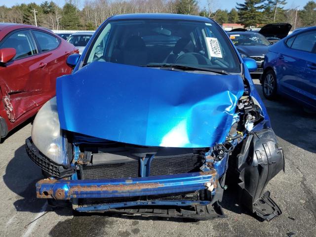 JHMGD38668S057332 - 2008 HONDA FIT SPORT BLUE photo 5