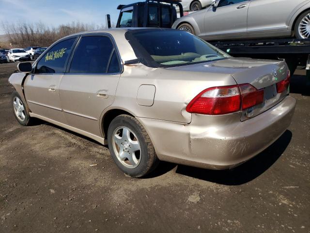 1HGCG1658YA063551 - 2000 HONDA ACCORD EX GOLD photo 2