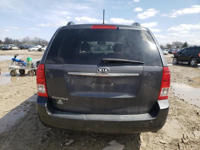 KNDMG4C72C6491542 - 2012 KIA SEDONA LX GRAY photo 6