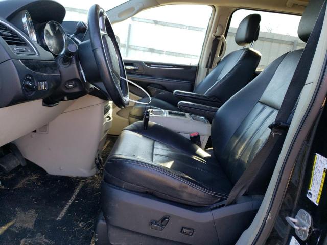 2C4RC1CGXCR217465 - 2012 CHRYSLER TOWN & COU TOURING L BLACK photo 7