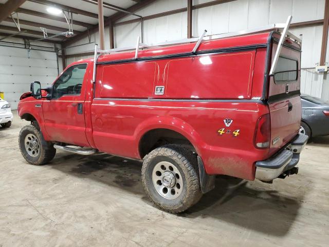 1FTWF31Y16EB06984 - 2006 FORD F350 SRW SUPER DUTY RED photo 2