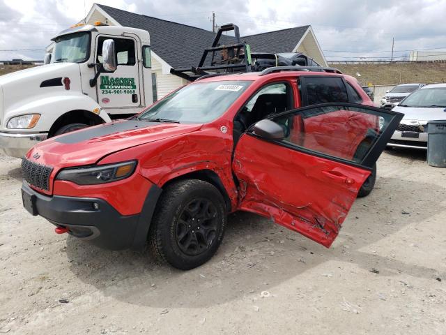 1C4PJMBX8KD374977 - 2019 JEEP CHEROKEE TRAILHAWK RED photo 1