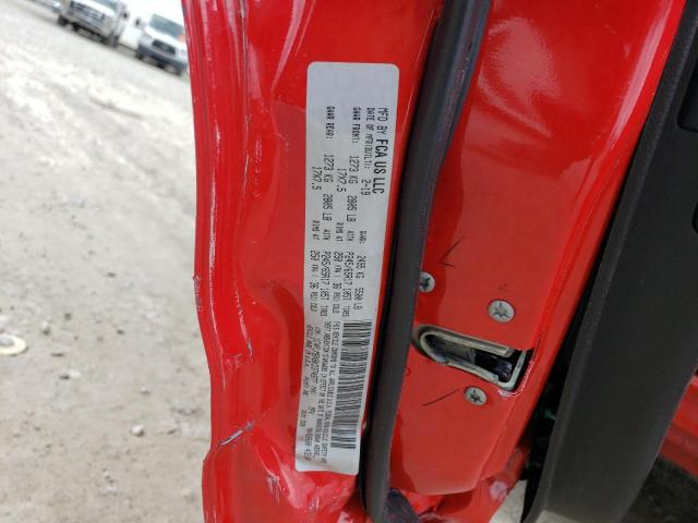 1C4PJMBX8KD374977 - 2019 JEEP CHEROKEE TRAILHAWK RED photo 13