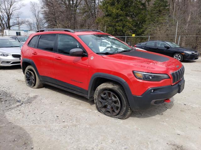1C4PJMBX8KD374977 - 2019 JEEP CHEROKEE TRAILHAWK RED photo 4