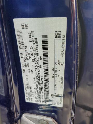 1FMCU0F77EUA73755 - 2014 FORD ESCAPE S BLUE photo 14