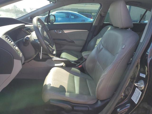 19XFB2F99DE092714 - 2013 HONDA CIVIC EXL შავი ფოტო 7