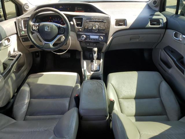 19XFB2F99DE092714 - 2013 HONDA CIVIC EXL შავი ფოტო 8