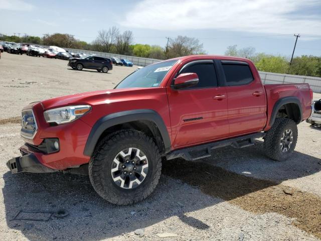 5TFAZ5CN5HX031097 - 2017 TOYOTA TACOMA DOUBLE CAB RED photo 1