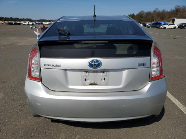 JTDKN3DU5C5432793 - 2012 TOYOTA PRIUS SILVER photo 6