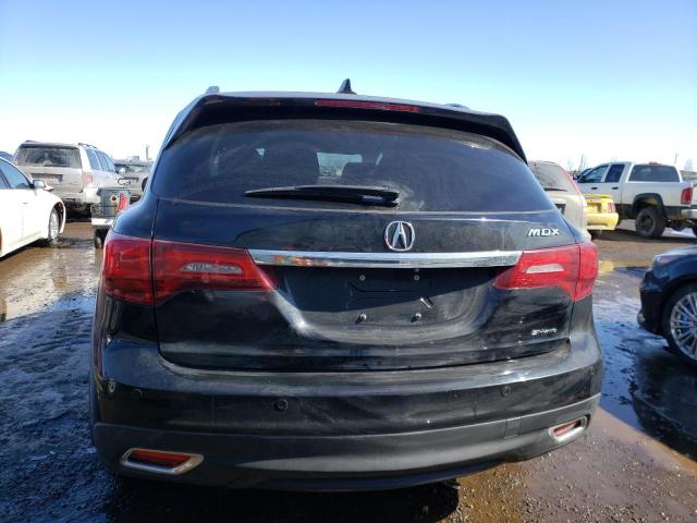 5FRYD4H8XEB501882 - 2014 ACURA MDX ADVANCE BLACK photo 6