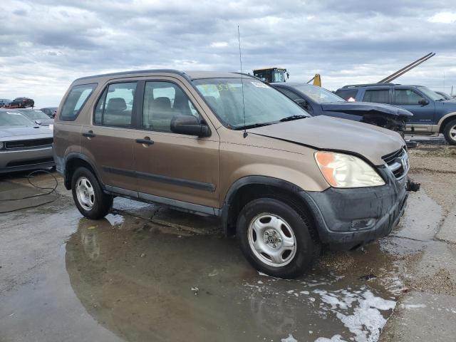 SHSRD68453U107632 - 2003 HONDA CR-V LX TAN photo 4