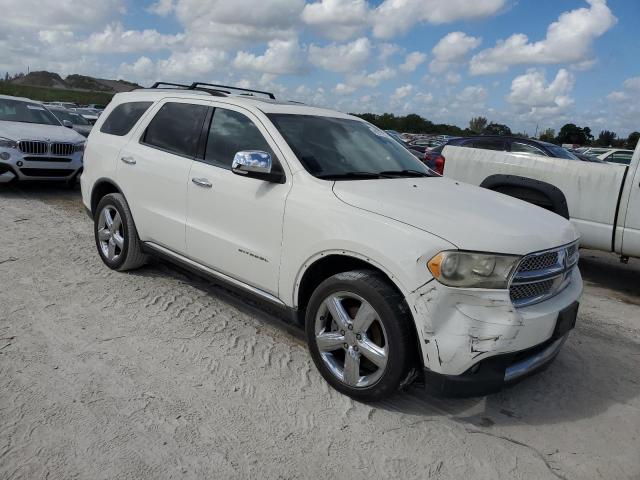 1D4RD5GG6BC648104 - 2011 DODGE DURANGO CITADEL WHITE photo 4