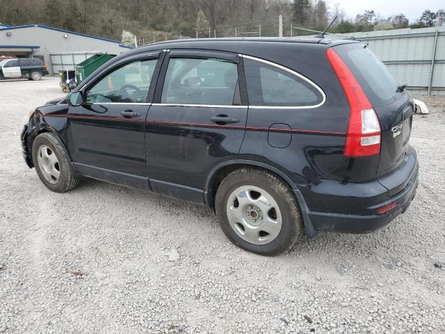 5J6RE4H30AL083566 - 2010 HONDA CR-V LX BLACK photo 2