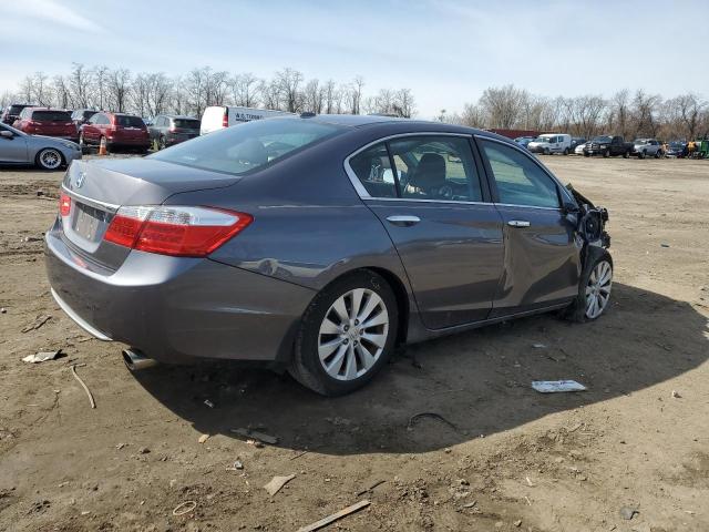 1HGCR2F87EA284905 - 2014 HONDA ACCORD EXL GRAY photo 3