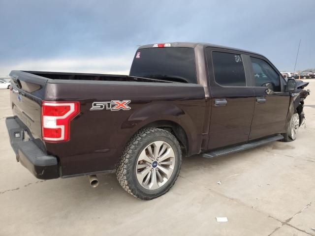 1FTEW1C55JKF35266 - 2018 FORD F150 SUPERCREW BROWN photo 3