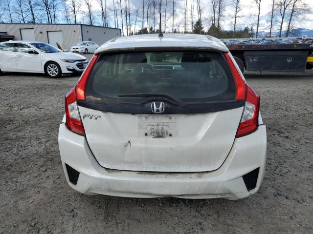 JHMGK5H5XGX026286 - 2016 HONDA FIT LX WHITE photo 6