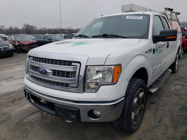 1FTFX1ET5DKD95379 - 2013 FORD F150 SUPER CAB WHITE photo 1