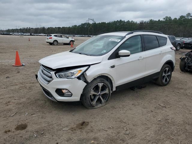 1FMCU0HD0JUC16980 - 2018 FORD ESCAPE SEL WHITE photo 1