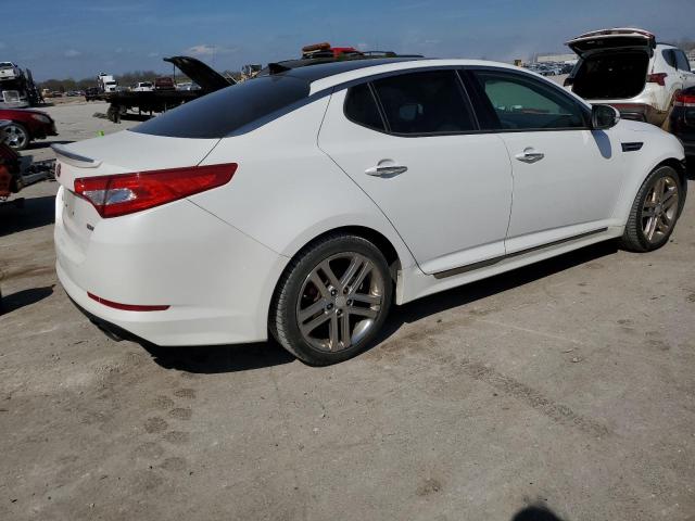 5XXGR4A63DG233390 - 2013 KIA OPTIMA SX WHITE photo 3