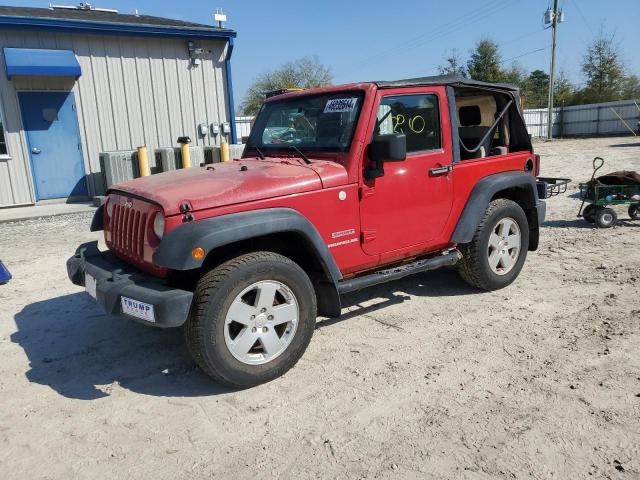 1J4AA2D10AL173351 - 2010 JEEP WRANGLER SPORT RED photo 1