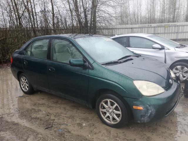 JT2BK18U220046702 - 2002 TOYOTA PRIUS GREEN photo 4