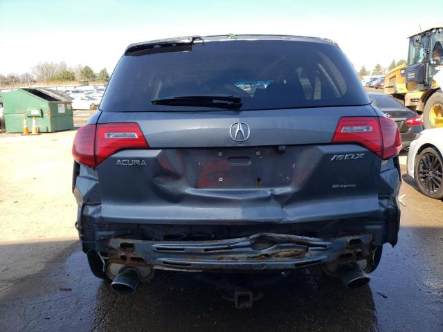 2HNYD28648H544773 - 2008 ACURA MDX TECHNOLOGY GRAY photo 6